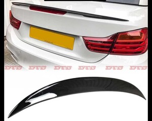 【何色でも塗装可能】P Type BMW 4シリーズ カブリオレ F33 F83 塗装品 リア トランクスポイラー ウィングスポイラー 2014-2020