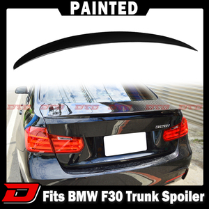 【何色でも塗装可能】P Type BMW 3シリーズ セダン F30 塗装費込 リア トランクスポイラー ウィングスポイラー 2012-2018