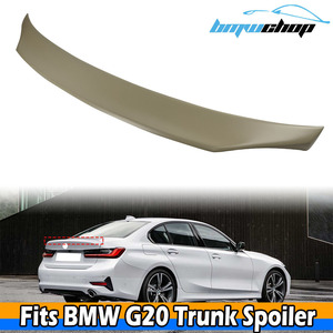 【未塗装品】X Type BMW 3シリーズ G20 G80 セダン リア トランクスポイラー ウィングスポイラー 素地 2019-2024