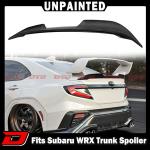 【即納品】V2 Type スバル VB系 WRX STI S4 セダン ABS エアロ トランクスポイラー リヤスポイラー ダックテール 未塗装品 素地 2022-2024