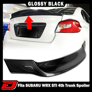 【何色でも塗装可能】R Type SUBARU WRX STI VA系 S4 塗装費込 リア トランクスポイラー ウィングスポイラー 2015-2021