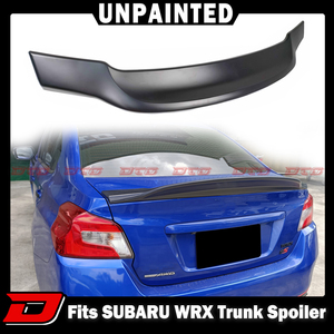 【即納品】R Type SUBARU WRX STI S4 VA系 セダン ABS エアロ トランクスポイラー リヤスポイラー 未塗装品 素地 2015-2021