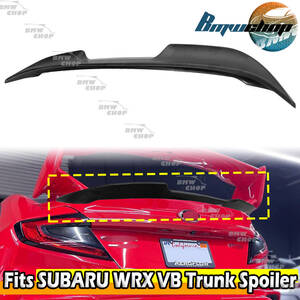 【何色でも塗装可能】V2 Type スバル VB系 WRX STI S4 セダン 塗装費込 トランクスポイラー ウィングスポイラー ダックテール 2022-2024