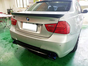 【即納品】AC Type BMW 3 Series sedan E90 ABS リア トRunXポイラー ウィングスポイラー 未塗装品 素地 2005-2011