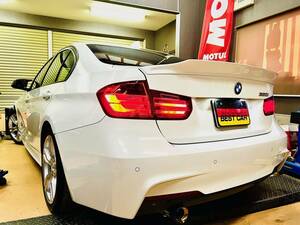 【未塗装品】X Type BMW F30 F80 M3 3シリーズ セダン リア トランクスポイラー ウィングスポイラー 素地 2012-2018