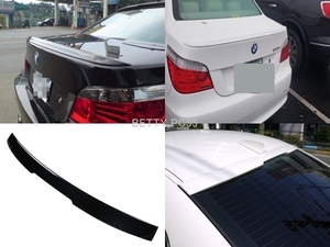 【即納品】2点set 2004-2010 BMW 5 Series sedan E60 リアルーフスポイラーAC リアトRunXポイラー M5 素地 ABS 未塗装