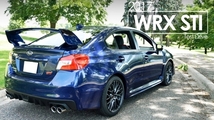 【即納品】スバル WRX VA系 STIウィング用 サイドフィンカバー エアロ 左右セット 2014-2021 (STIウィングは含まれません) 未塗装品 素地_画像4