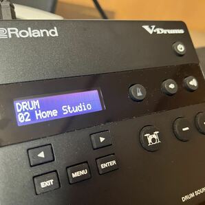 【1円スタート】Roland TD-02K 電子ドラム V-Drums Kit スローン付き イス PD-4 CY-5 FD-1 KT-1 音源モジュール ローランド DM0425Nの画像9