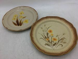 【1円スタート】大皿 まとめて ２枚 CLASSICS mikasa 未使用 保管品 食器 レトロ カントリー 花柄 シンプル DM0422L