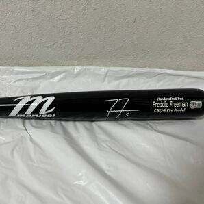 GI ★ 大谷同僚 ドジャース フレディ フリーマン 直筆サイン 本人仕様 バット Marucci製 Beckett ホログラム ☆ 大谷翔平 山本由伸 の画像2