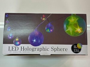 ■イルミネーションライト■ LED Holographic Sphere COJ-FG12RGB 未使用品 札幌発 イルミネーションライト 36球 12V