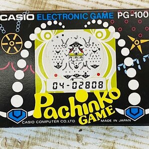 ■CASIO■ CASIO ELECTRONIC GAME Pacinko GAME PG-100 中古保管品 札幌発 動作確認済 昭和レトロ 携帯ゲーム ゲームウォッチの画像5