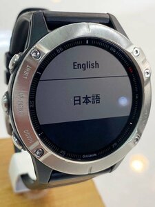 ■GARMIN■ GPSスマートウォッチ ガーミン FENIX ６ 中古品 初期化済 動作確認 札幌発 充電ケーブル付属