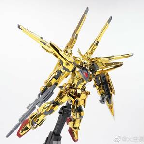 【高高/GAOGAO】1/100 ORB-01 アカツキガンダム ゴールドミラーコーティング フルセット 再販 SEED DESTINY プラモデル 未組立 新品の画像6