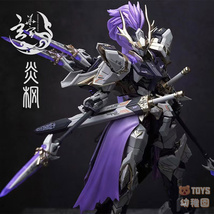 国内発送【AETHER STUDIO×玄華宮】1/100 Flame Keade 九黎 神祇 炎楓 武侠風機甲 組立式プラモデル 初回特典付き Code-Z-07_画像3