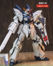 【TORNADO HOBBY】1/100 MG シナンジュ・スタイン 用 ガンダム顔 ヘッドパーツ 色付き 3Dプリント品 改造 未組立 プラモデル 新品_画像7