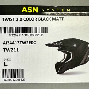 新品 Airoh アイロー オフロードヘルメット twist ツイスト 2.0 ブラックマット サイズL FMFゴーグル付き 送料込31,000円 AIHT20COBMLの画像7