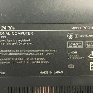 SONY/ノート/第1世代Core i5/メモリ2GB/2GB/WEBカメラ有/OS無/NVIDIA Corporation GT216M [GeForce GT 330M] 1GB-240302000831365の画像5