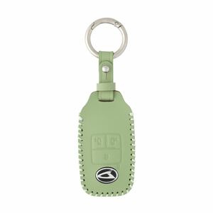  Atrai key case strap Tanto Custom tall Move canvas Move DAIHATSU Roo mi-TOYOTA original leather hand made green 