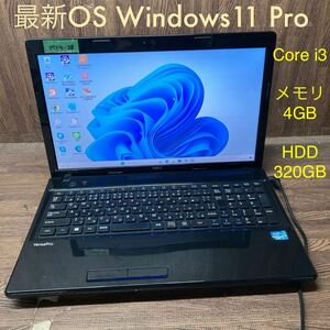 MY4-28 激安 OS Windows11Pro試作 ノートPC NEC VersaPro J VF-H Core i3 メモリ4GB HDD320GB 現状品