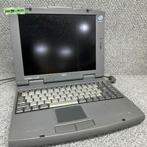 PCN98-1637 激安 PC98 ノートブック NEC Aile PC-9821La10/S8 modelC 起動確認済み ジャンク 同梱可能