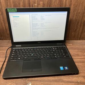 MY3-144 激安 ノートPC DELL Latitude E5550 P37F Core i5 5200U 2.20GHz バッテリー欠品 BIOS立ち上がり確認済み ジャンクの画像1