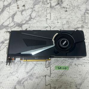 GK 激安 GB-113 グラフィックボード msi Geforce GTX1080 8GB GDDR5X [Geforce GTX 1080 AERO 8G] 認識.画像出力のみ確認 中古品 同梱可能の画像1