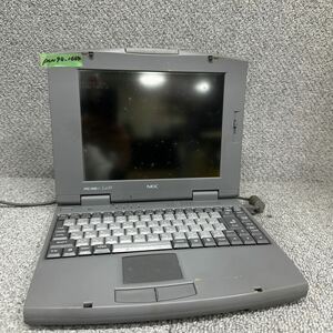 PCN98-1664 super-discount PC98 notebook NEC Aile PC-9821La10/5 modelA start-up has confirmed Junk including in a package possibility 