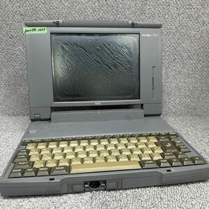 PCN98-1669 super-discount PC98 notebook NEC PC-9821Ne3/5 electrification un- possible Junk including in a package possibility 