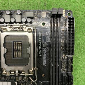MG4-31 激安 マザーボード ASUS H670M-ITX/ax LGA1700 通電確認済み ジャンクの画像5
