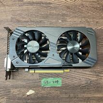 GK 激安 GB-209 グラフィックボード ZOTAC NVIDIA GeForce GTX 960 2GB 128BIT GDDR5 ZT-90302-10M 認識.画像出力のみ確認 中古品 同梱可能_画像1