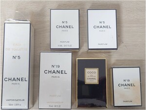 【中古/未使用/未開封】CHANEL（シャネル）香水　おまとめ　6本　No.5 / No.9 / COCO　シュリンク有り　大量　現状品