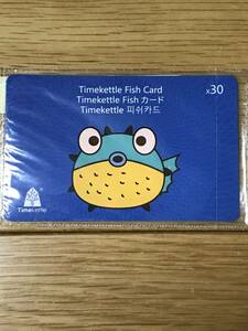 Timekettle Fish Card 30匹の魚