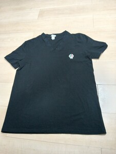 美品 D&G DOLCE &GABBANA ドルチェ&ガッバーナ ドルガバ メンズ 半袖 ブラック Tシャツ 黒 M 古着 