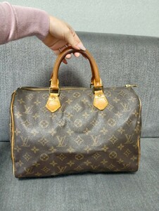 LOUIS VUITTON ルイ ヴィトン LV モノグラム ハンドバッグ ミニボストン スピーディ 30 M41526 レディース メンズ 1円〜