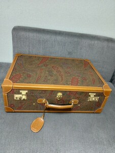  редкость Aspreyas Play Британия багажник peiz Lee Bag портфель ручная сумочка Vintage дисплей путешествие чемодан сумка 1 иен ~
