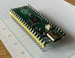 Raspberry Pi Pico ラズパイ ボード RP2040 デュアルコア ARMCortex M0+プロセッサ 133Mhz 264K RAM 2M メモリ USB TYPE-C はんだ済完成品