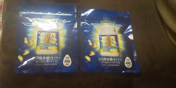 サントリー DHA＆EPA＋セサミンEX 30日分 120粒２袋セット