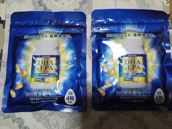 サントリー DHA＆EPA＋セサミンEX 30日分 120粒２袋セット