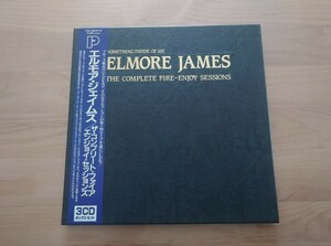 * Elmore * J msElmore James*The Complete Fire & Enjoy Sessions* with belt *OBI* box CD3 sheets set * used CD