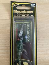 Megabass メガバス SHADING-X SB CLEAR TIGER 未使用保管品_画像2