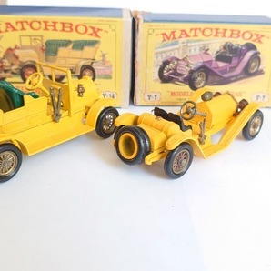 MATCHBOX ヴィンテージミニカー SPYKER TOURER No:Y１６ MERCER RACEABOUT No:Y７ 紙箱付き かなり希少 の画像2