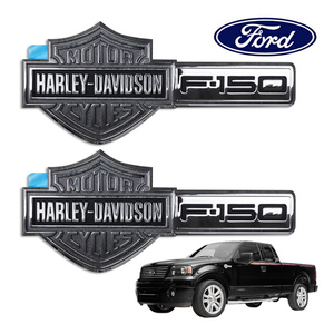 フォード純正 フェンダー エンブレム HARLEY-DAVIDSON/F-150 サイド ロゴ 左右セット 06-07y フォード F-150 限定車 ハーレーダビッドソン