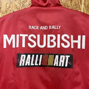 MITSUBISHI RALLI ART ナイロンジャケット サイズM ラリーアート RALLIART レーシング チーム ウェア 三菱 MORTORS グッズの画像6