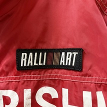MITSUBISHI RALLI ART ナイロンジャケット サイズM ラリーアート RALLIART レーシング チーム ウェア 三菱 MORTORS グッズ_画像4