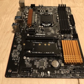 ①ASRock H170 Pro4S LGA1151 ATXマザーボード IOパネル付属の画像2