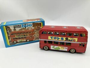 【破棄処分直前！最終値下げ！】 ダブルデッカーバス ロンドンバス 2階建バス ブリキ MF 844 レトロ おもちゃ 箱付き