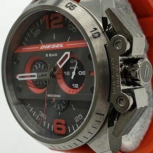 DIESEL ディーゼル DZ4388 不動 腕時計 ブラック レッドの画像2