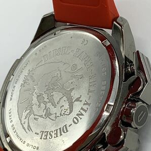 DIESEL ディーゼル DZ4388 不動 腕時計 ブラック レッドの画像7
