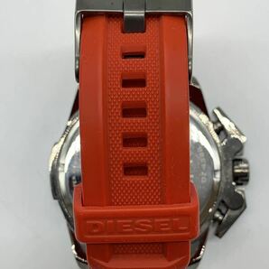 DIESEL ディーゼル DZ4388 不動 腕時計 ブラック レッドの画像6